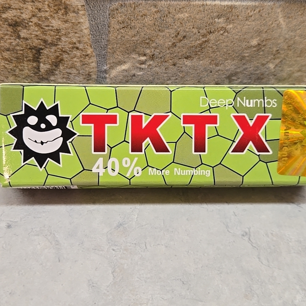 (2) TKTX Tattoo Numbing Cream Pain Relief for Tattoos Microblading Piercing 10g